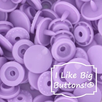 KAM Plastic Snaps: G129 Wisteria-Size 20/T5-No Sew Snap Buttons Crafts Purple - Image 1 of 4