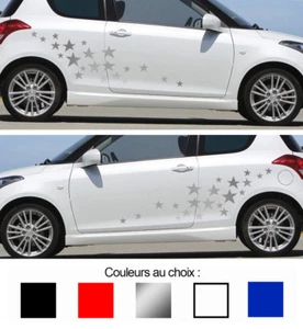 2 X SET DE 19 ETOILES AUTOCOLLANT STICKER DECO AUTO BD411 - Imagen 1 de 2