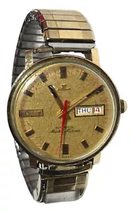 Orologio Uomo Vintage Jaeger LeCoultre Master Mariner 10K GF Automatico Giorno/Data - Foto 1 di 7