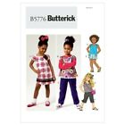 Butterick 5776 Pattern Girls Top Dress Shorts Pants Bag Size 2 To 8 Uncut