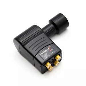 LNB LNC Quad Slim Rocket Sat HD Digital 3 Grad vergoldet 4K 3D Wetterschutz 23mm - Imagen 1 de 5