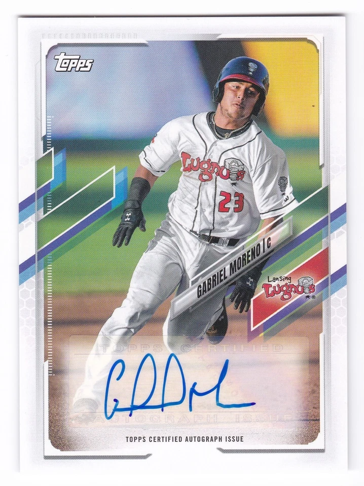 2021 Topps Pro Debut Gabriel Moreno Auto #PD-111 Rookie Prospect Autographs - Image 1 of 1