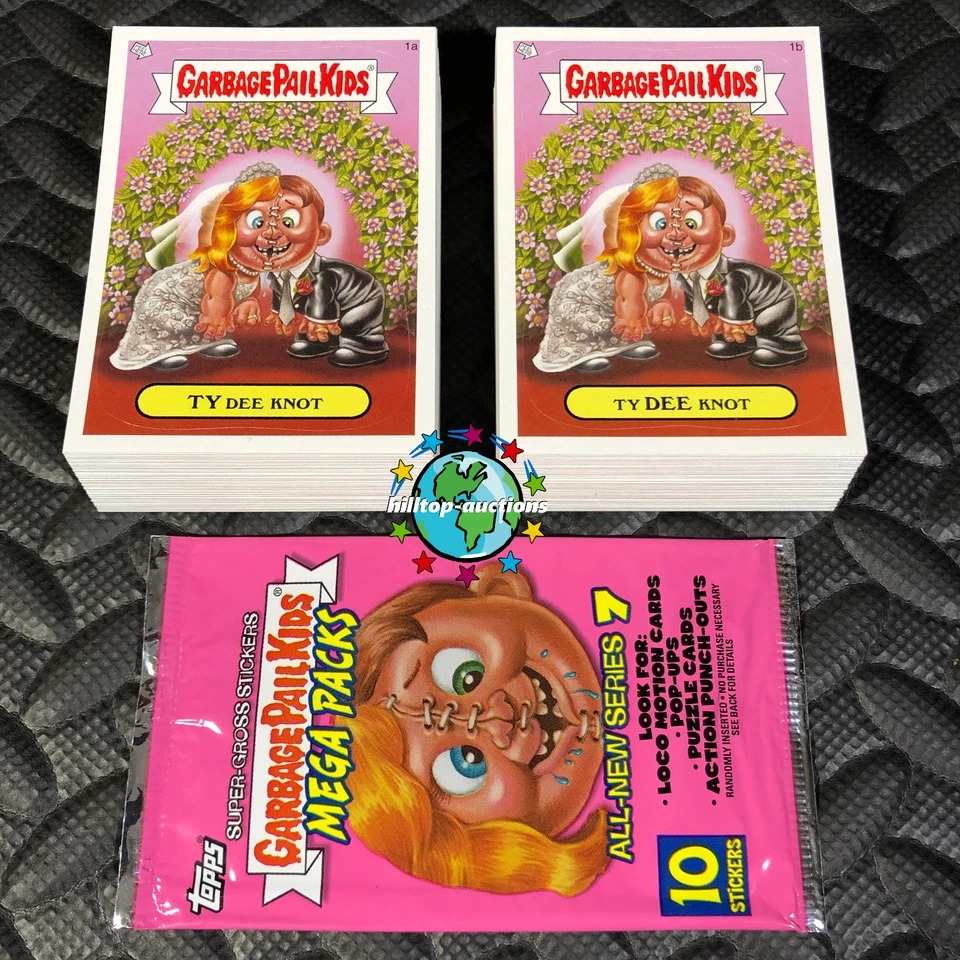 GARBAGE PAIL KIDS ANS7 COMPLETE 110-CARD SET 2008 ALL-NEW SERIES 7 +WRAPPER! 7TH - Image 1 of 1