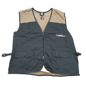 Gander Mountain Fishing Hunting Outdoor Vest - Green and Tan Breathable - Large - Picture 1 of 9