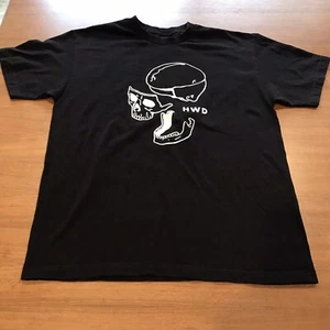 HWD HALFWAY DEAD Short Sleeve Black T-Shirt Tee Size XL - Picture 1 of 6