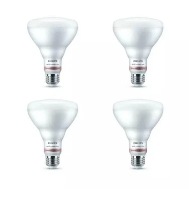 Philips Light Bulb Daylight BR30 LED 65W Equivalent Dimmable Smart WiFi 4 Pack - Image 1 of 2