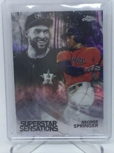 2018 Topps Chrome George Springer Superstar Sensations #SS-3 Houston Astros Card - Picture 1 of 12