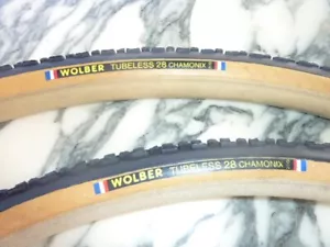 1 paire Wolber tubeless 28 Chamonix 700 NOS vintage - Imagen 1 de 7