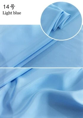 1 Yard Quality Natural Silk CDC Fabric For Gown 100 Pure Silk Crepe De Chine - Image 1 of 4