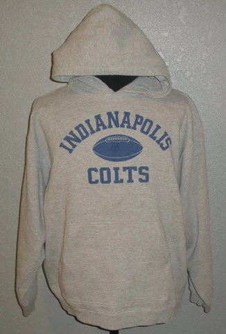 Men's 2XL Indianapols Colts Hooded Pullover Sweater NFL Cover