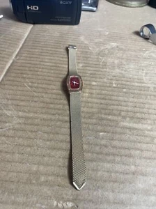 Rare vintage Timex Electric Red Dial - Picture 1 of 14