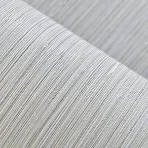24x393" Grasscloth Wallpaper Textured Fabric Contact Paper Teal Wall Beige Grey - Picture 1 of 21
