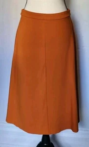 LIZ CLAIBORNE Midi A-Line Size 4 Career Boho Chic 70's Style Riding Skirt - Picture 1 of 5