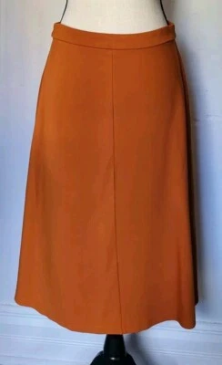 Midi A-Line Size 4 Career Boho Chic 70's Style Riding Skirt Vtg Liz Claiborne - Image 1 of 4