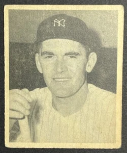 1948 Bowman Johnny Lindell #11 VG-VG+ Crease Free New York Yankees Rookie RC - Picture 1 of 4