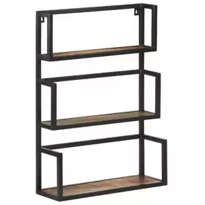 Rough Mango/Reclaimed Wood Wall Shelf Cabinet Stock Display Multi Sizes vidaXL - Picture 1 of 12