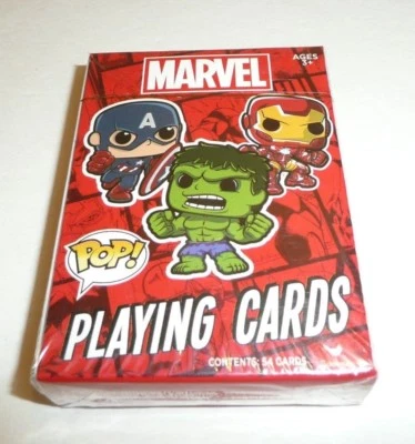Funko Pop Deck of Playing Cards - Marvel Comics Avengers Hulk Ironman  - Image 1 of 2