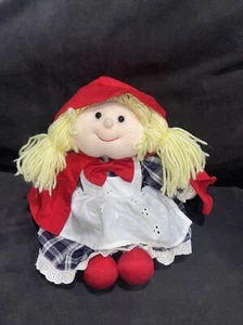 Vintage Commonwealth Litle Red Riding Hood Rag Doll 10” Plush Cuddle Classic - Picture 1 of 8