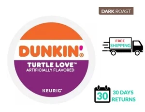 🆕☕ Dunkin Donuts Turtle Love Dark Roast Coffee K-cups - Imagen 1 de 1