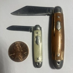 Vintage Imperial Prov USA Bigger , The Small One ??? Pocket Knife( 2 Knifes ) - Picture 1 of 7