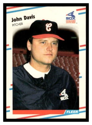 1988 Fleer Update #U-15 John Davis - Chicago White Sox - Image 1 of 2