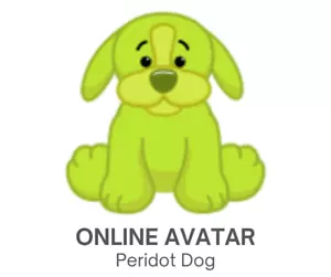 Webkinz clásico peridoto perro mascota código solamente - Imagen 1 de 2