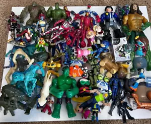 Mixed Lot Action Figures Cake Topper Toys Marvel Funko Imagine X Hulk Spiderman - Picture 1 of 16