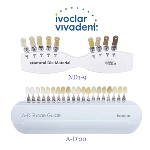 Dental IPS Natural Die Material Shade Guide Ivoclar Vivadent ND1-9A-D20 Abutment - Picture 1 of 12