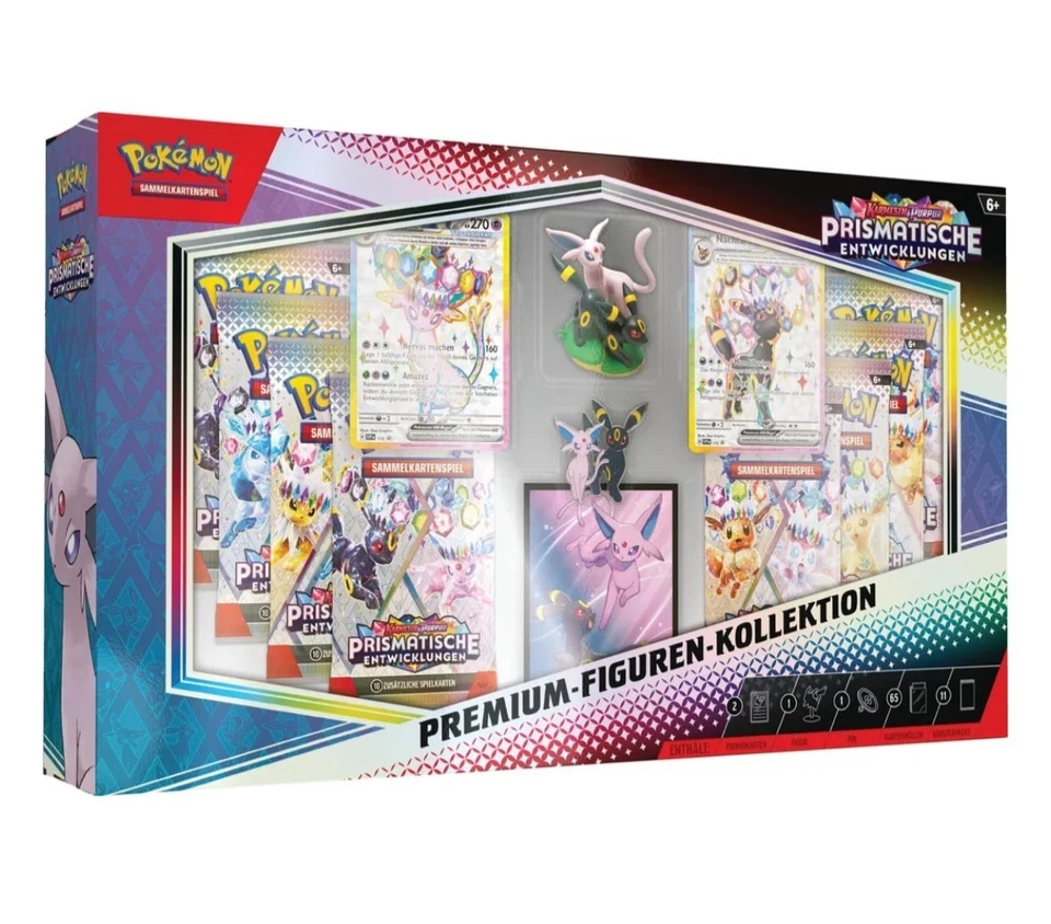 Pokemon Prismatische Entwicklungen Premium Figuren Kollektion - Deutsch - OVP - Bild 1 von 1
