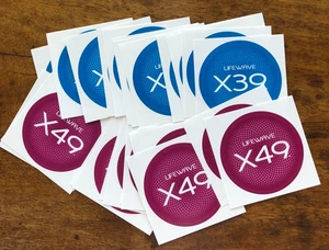 Lot of 30 -Lifewave X39 and X49 Stickers (Laptop, Marketing) - Afbeelding 1 van 1