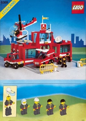 Centro de Control de Incendios LEGO TOWN 6389 de Colección - 100% COMPLETO, EXCELENTE ESTADO Foto 1 de 4