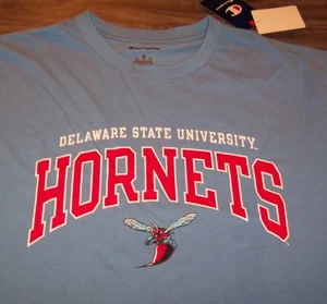 DELAWARE STATE UNIVERSITY HORNETS T-SHIRT MENS XL NEW w/ TAG Champion - Picture 1 of 5