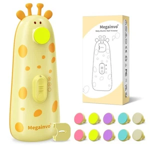Baby Nail Trimmer Electric Baby Nail File with Light 10 Grinding Heads Safe Q... - Picture 1 of 7
