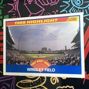 1989 Score Highlight Wrigley Field First Night Game - Bild 1 von 2