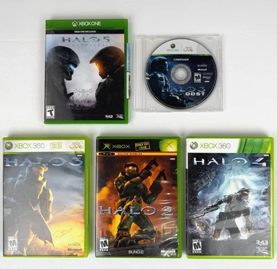 Halo Collection 2 3 4 5 + ODST CIB All Complete - Image 1 of 4