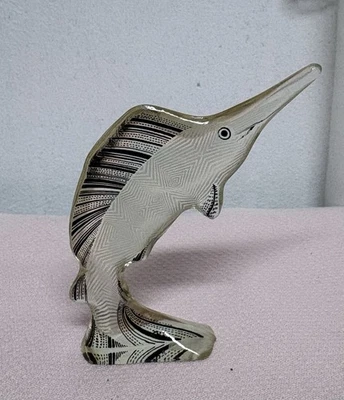 De colección. Escultura Abraham Palatnik Marlin/Vela/Pez Espada MCM Lucite Nuevo de Lote Antiguo Foto 1 de 3