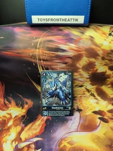 Digimon TCG VEEDRAMON #ST8-05 lámina rara nueva casi nueva rara difícil de encontrar - Imagen 1 de 4