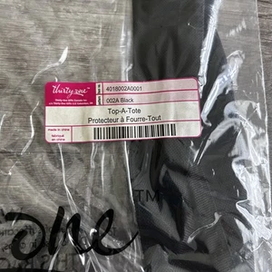 Thirty-One Top-A-Tote Black Protector Large Utility Tote Organizer Lid Cover - Picture 1 of 5