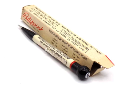 1950 Everett WA Daily Herald calendário 8 bolas lápis mecânico publicidade B1 - Imagem 1 de 4