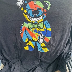 Vintage Gr. 3XL NEXT LEVEL Street Art bunter Frotteebär NIE GETRAGEN - Bild 1 von 7
