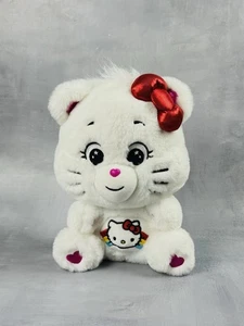 Peluche Sanrio X Care Bears Hello Kitty como Cheer Bear 10" 0230 - Imagen 1 de 4