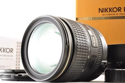 Nikon AF-S NIKKOR 24-120mm F/4 G ED VR Zoom Lens w/Box,Hood *Near Mint+5* #5192 - image 1 of 4