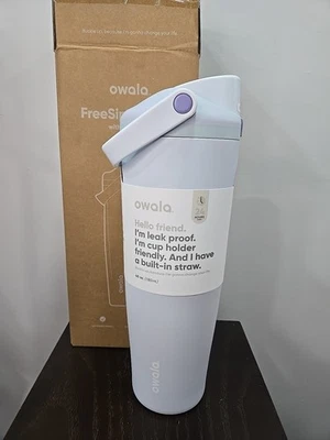 Бутылка для воды Owala FreeSip Sway из нержавеющей стали / 40 унций / цвет: под открытым небом - Изображение 1 из 4