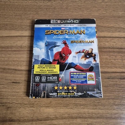 Spider-Man: Homecoming (4K Ultra HD + Blu-ray, 2017) W/Slipcover - NO CODE - Image 1 of 4