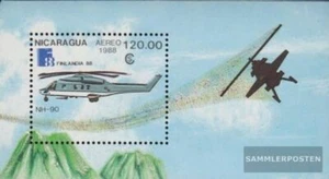 Nicaragua block180 MNH 1988 Hubschrauber - Picture 1 of 1