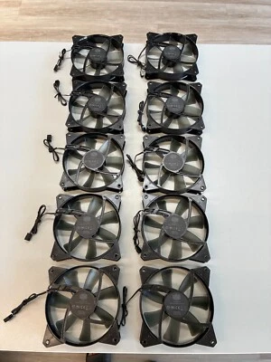 10 pcs Cooler Master 120mm PC Computer Case Cooling Fan - Image 1 of 3