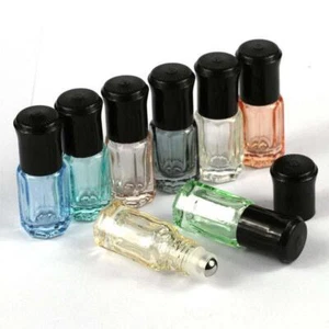 Bulk buy 3ml (20*43mm) Colorful Roll-on Glass Bottles Essential Oil Aromatherapy - Picture 1 of 15
