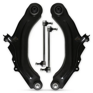 For Renault Captur 2013- Front Lower Suspension Wishbone Control Arm Pair + Link - Picture 1 of 3