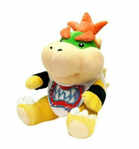 New 7" Baby Bowser Jr Koopa Plush Toy Super Mario Brother Figure Stuffed Animal Cover