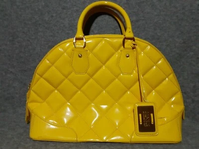 Maxx New York Signature Quilted Yellow Large Satchel  - Image 1 of 4